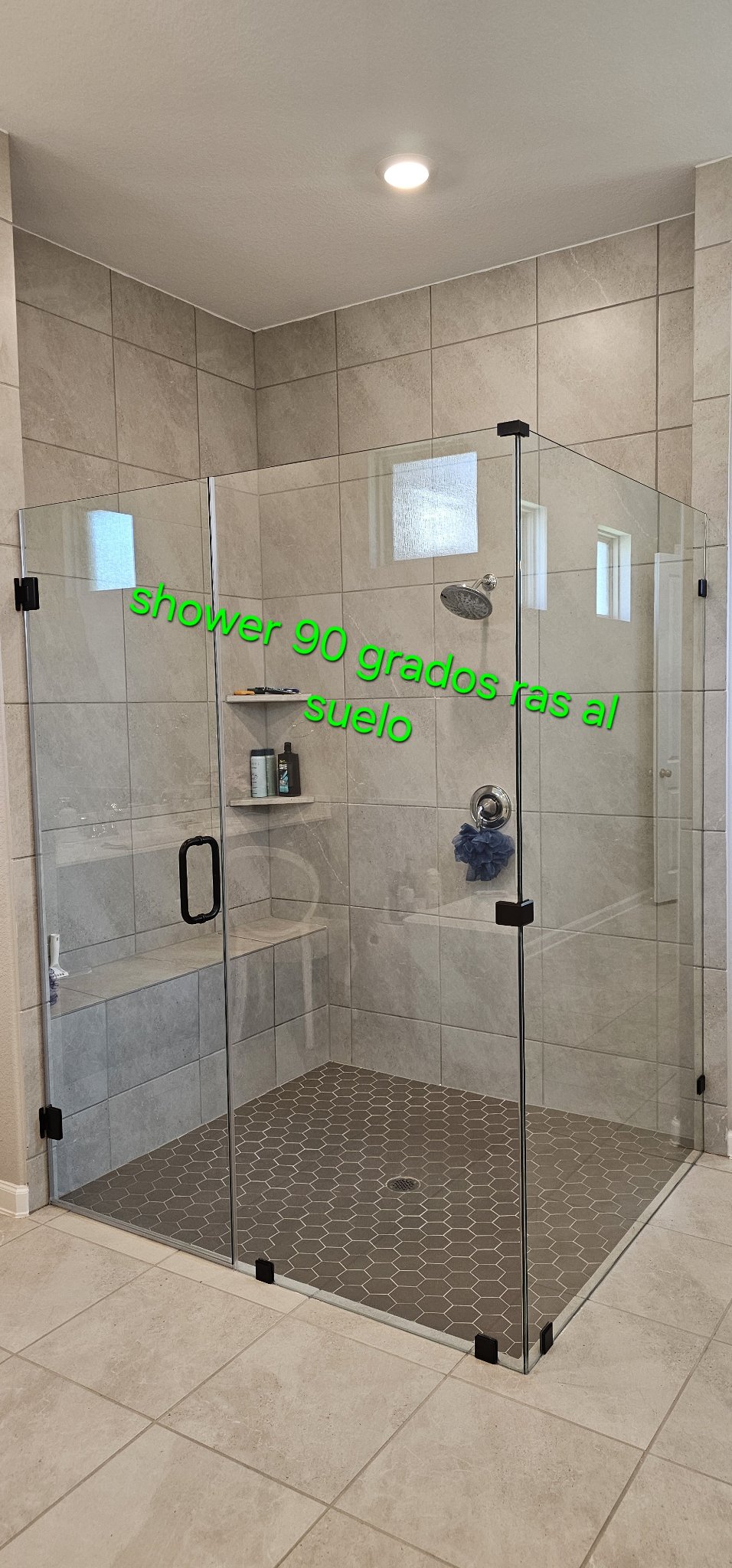 Shower 90 grados ras al suelo