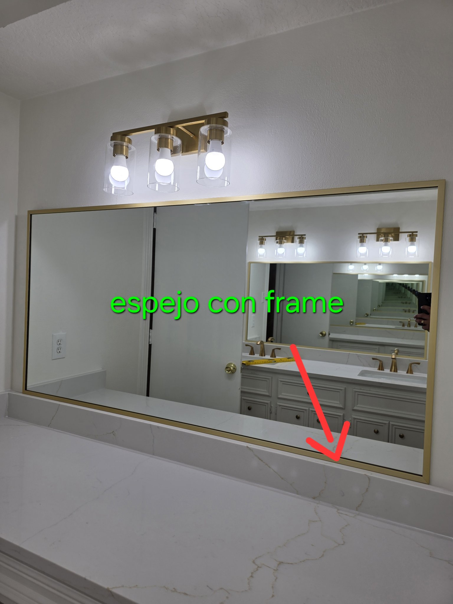 Espejo con frame
