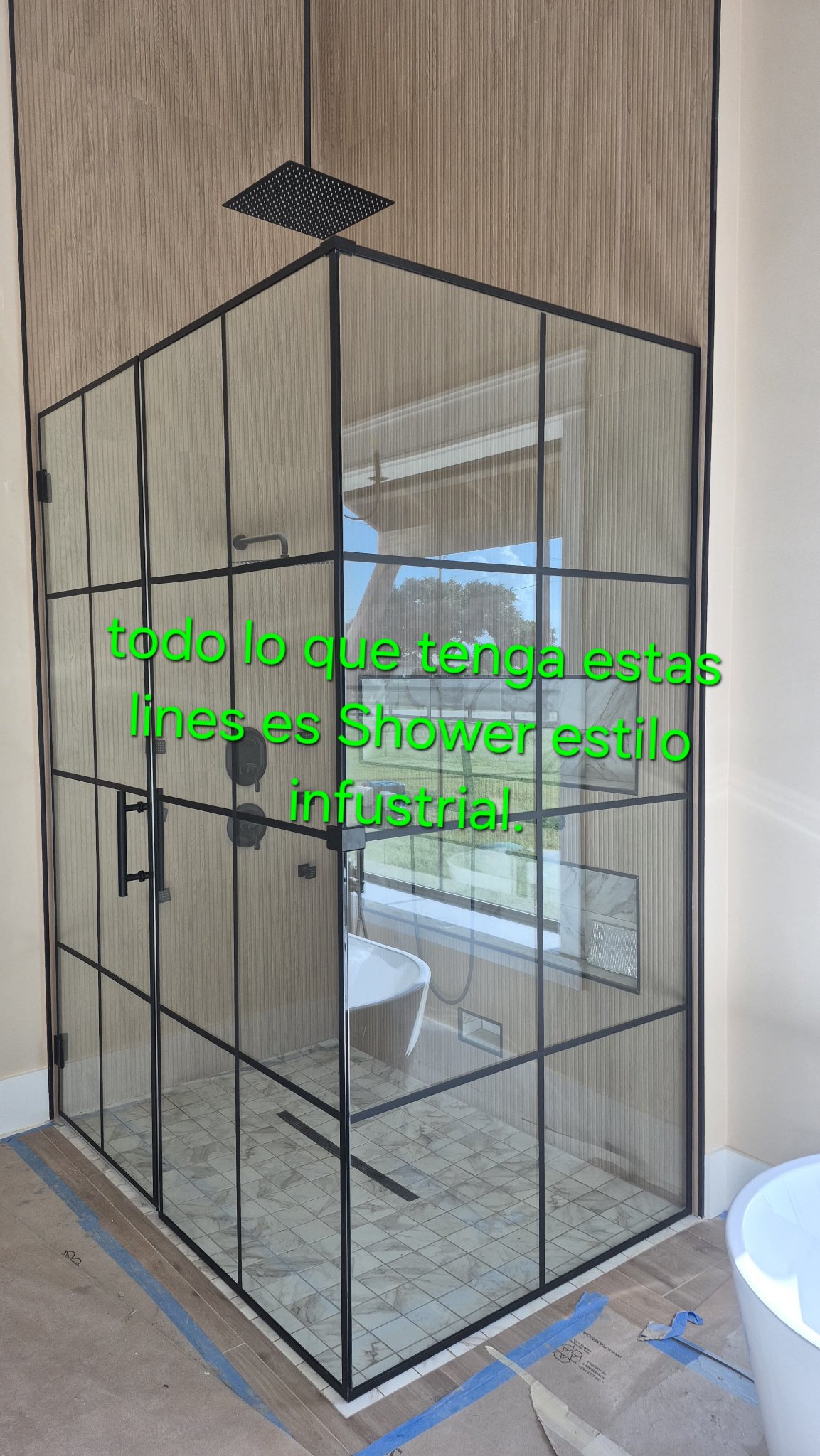 Todo lo que tenga estas líneas es shower estilo industrial
